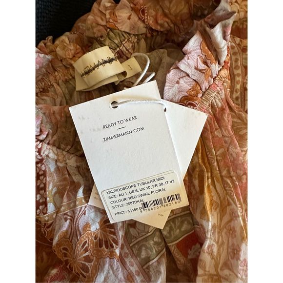 ZIMMERMANN Kaleidoscope floral-print midi dress - Picture 11 of 12